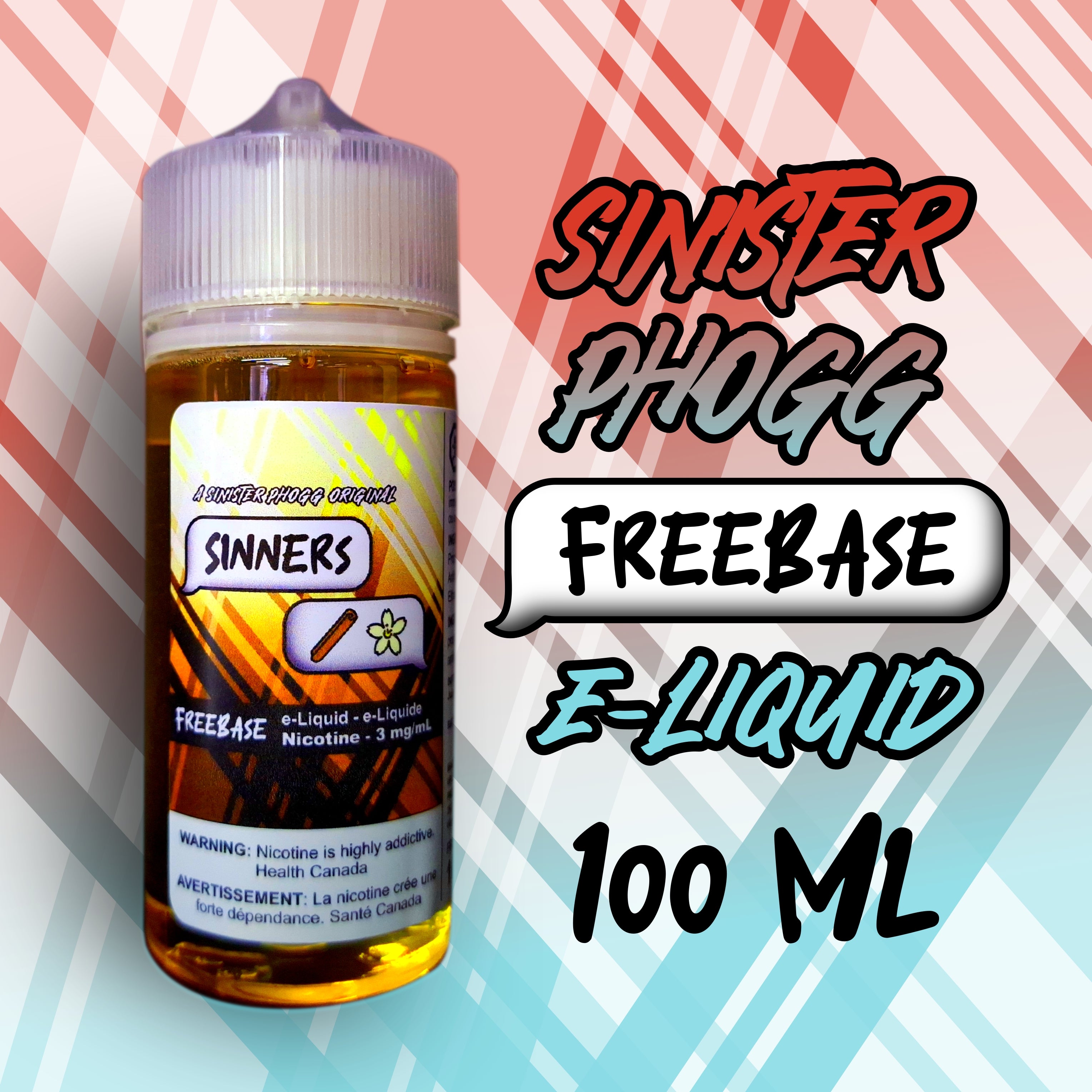 nicotine vape juice australia Sinister Phogg Freebase Nicotine E-Liquid