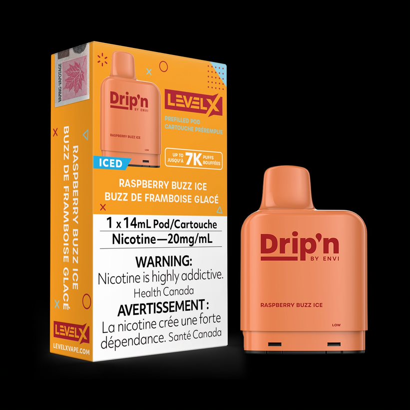 Envi Drip'n LEVEL X Pod - 14mL Pre-Filled 20 mg/mL Salt Nicotine Pod