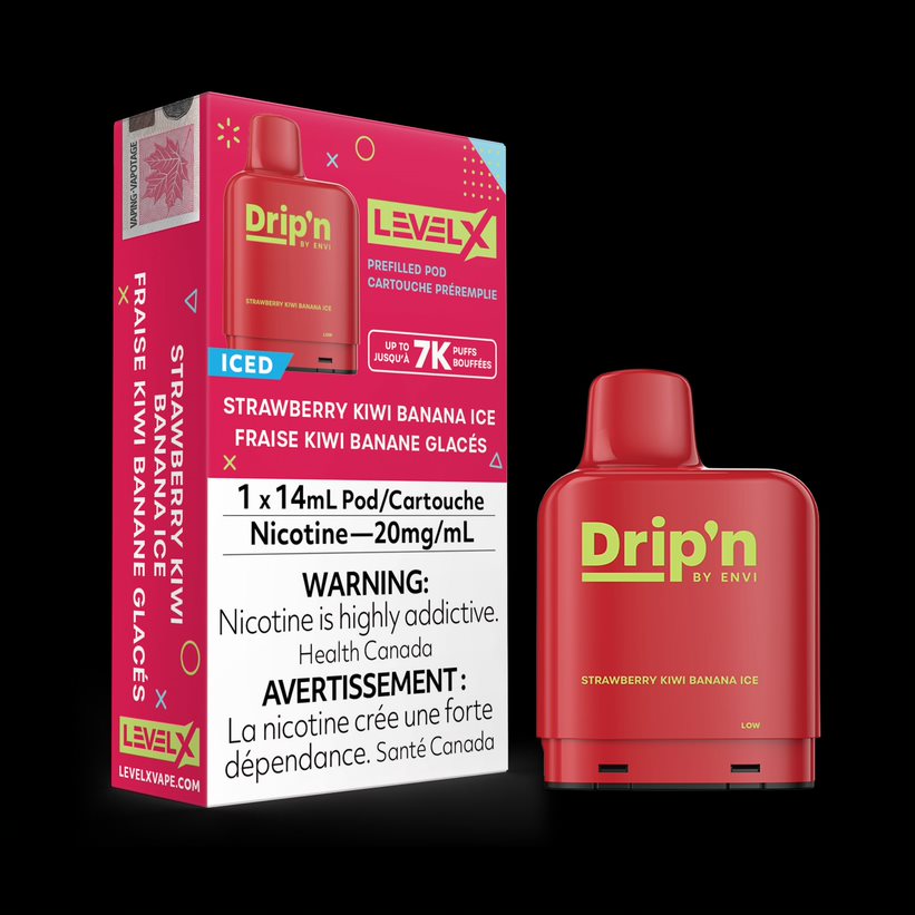 Envi Drip'n LEVEL X Pod - 14mL Pre-Filled 20 mg/mL Salt Nicotine Pod