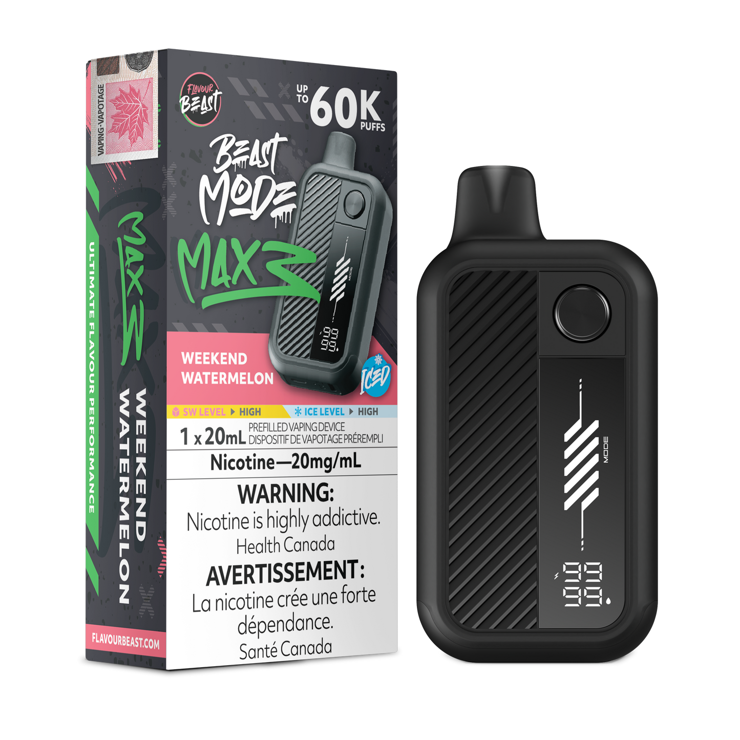 Flavour Beast: Beast Mode Max 3 (Original & Unleashed) 60K Disposable