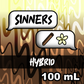 Sinister Phogg Hybrid Nicotine E-Liquid - 100mL Value Size