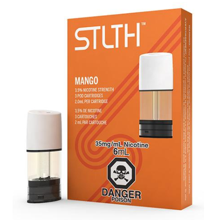 STLTH Pods, Mango Nicotine Salt (3/pack)