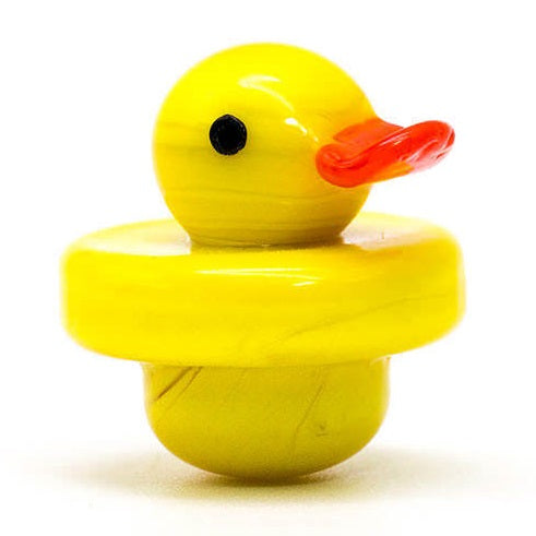 Duck Glass Carb Cap, Yellow