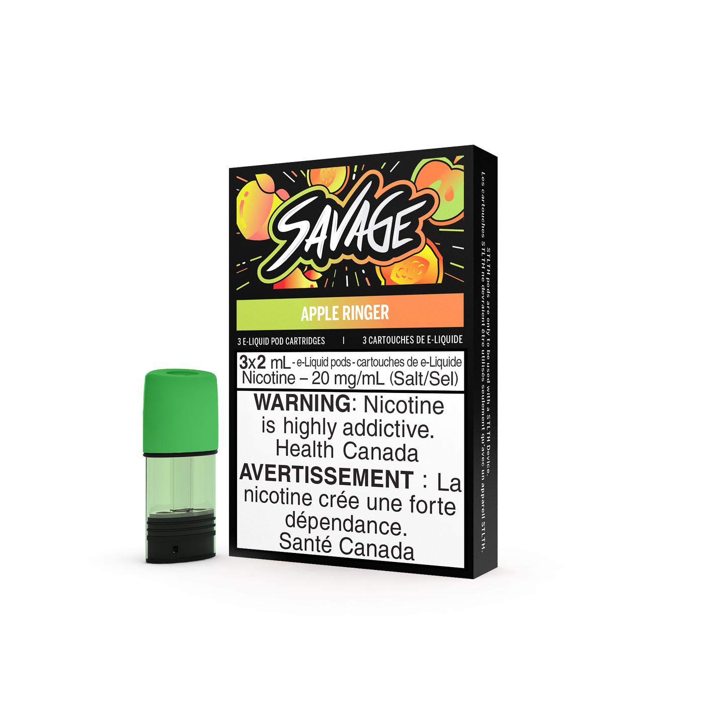 Savage STLTH Pods - Apple Ringer (3 Pack)